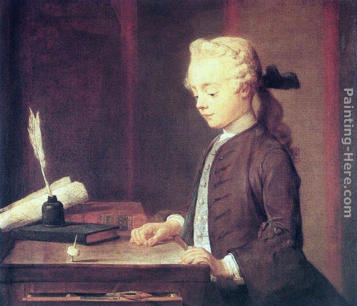 Jean Baptiste Simeon Chardin Boy with a Spinning Top